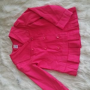 Gymboree dark pink coat, size 7-8